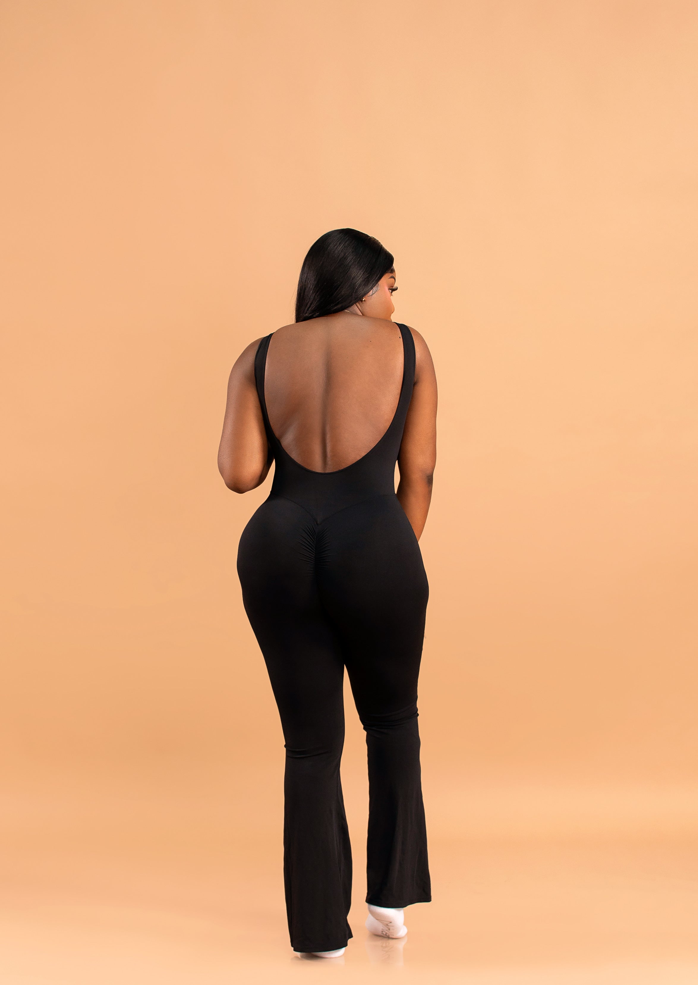 MC CurveBack Sculpt Flare Jumpsuit