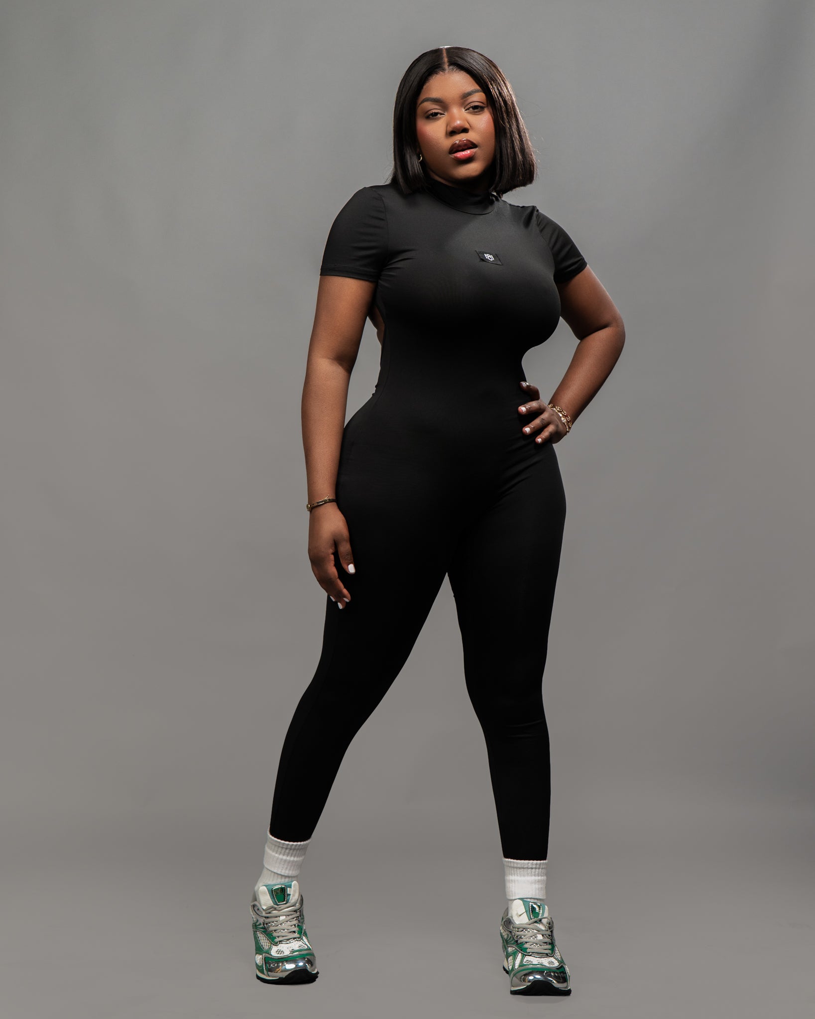 ContourCurve sleek black bodysuit