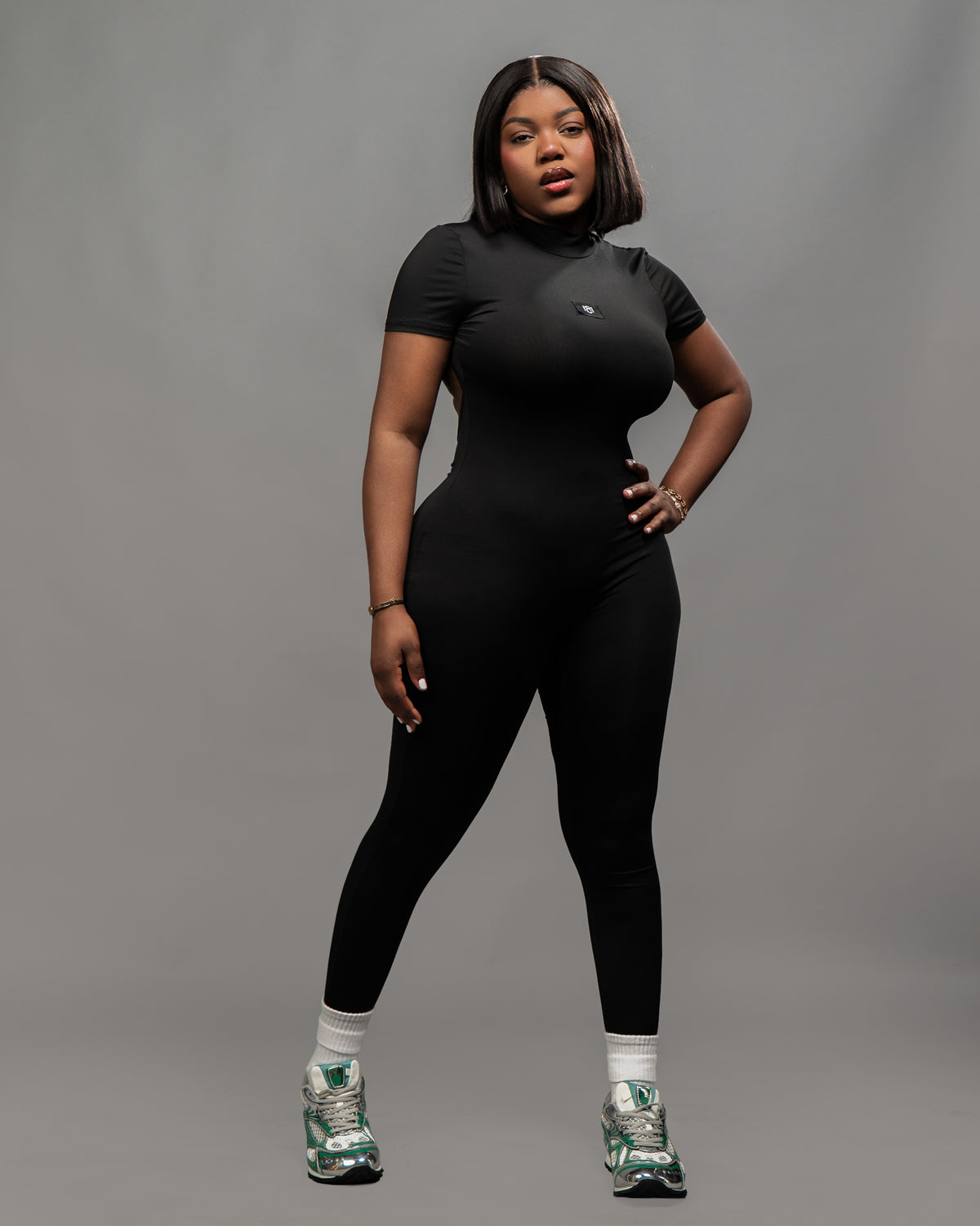 ContourCurve sleek black bodysuit