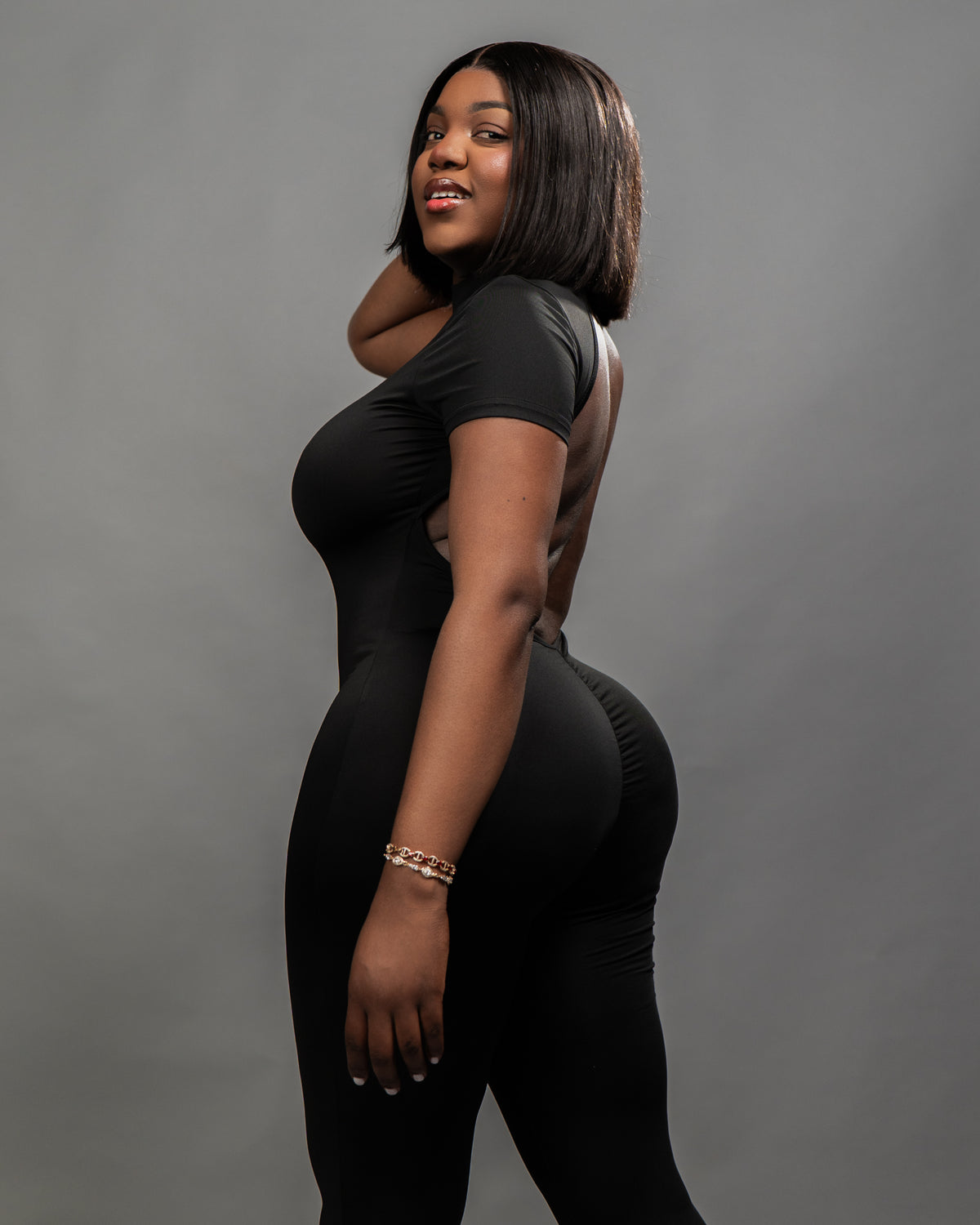 ContourCurve sleek black bodysuit